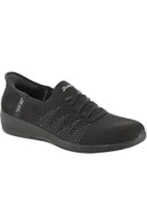 Skechers Arya Swiftly, Zapatillas Mujer, Black, 38.5 EU