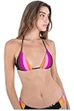 Hurley Fiji Fantasy Rvsb-Top de Bikini Parte Superior, , L para Mujer
