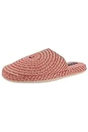 De Fonseca Zapatillas de mujer de satén, forro de algodón, suela de goma TPR reforzada, zapatillas de casa, , 39/40 EU