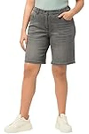 Ulla Popken Basic Bermuda aus Denim, Bermudas