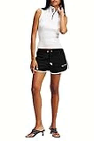 Karl Lagerfeld Binding Sweat Short Pantalones Cortos, , XL para Mujer