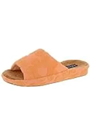 De Fonseca Pantofola Donna Aperta con Sottopiede Sughero E Fodera In Cotone, Comoda per Ciabatte Da Casa, Pantuflas Mujer, , 41 EU