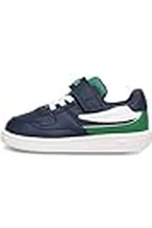 Fila Fxventuno Velcro Tdl, Zapatillas Unisex niños, Navy Verdant Green, 23 EU