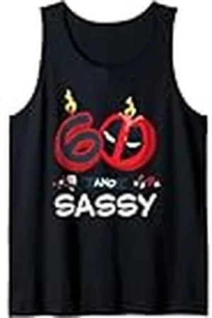 Marvel Deadpool 60th Birthday Party "60 and Sassy" Funny Camiseta sin Mangas
