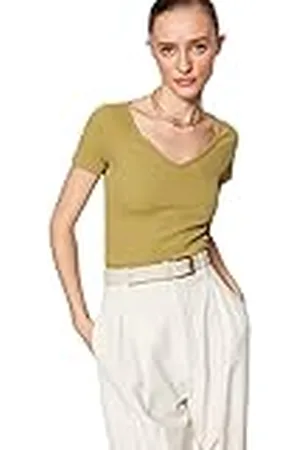 Trendyol Twoss21bz0579 Blusas, Verde Aceite, XS para Mujer