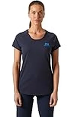 Helly Hansen Camiseta para Mujer W Nord Graphic Drop, 601 Navy, S