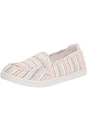 Roxy Minnow - Zapatillas Tipo mocasín para Mujer, Planas, 39 EU