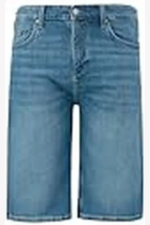 QS by s.Oliver 2153275 Bermudas Vaqueras, Corte Holgado, Azul , 50 Hombres