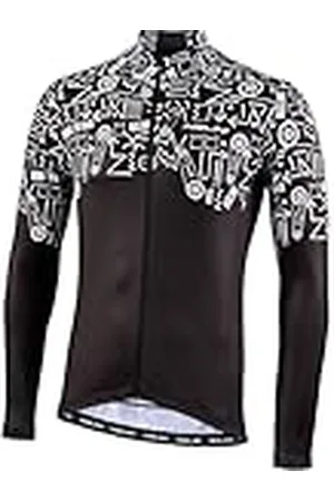 Nalini 02910201100C000.10 Squaw VALLEY1960 Hombre Sweatshirt Black White Gears XXL
