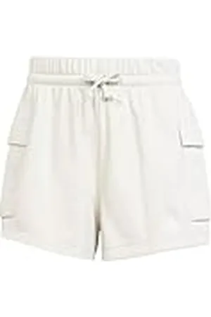 adidas Mujer Essentials Small Logo French Terry Cargo Shorts, , XS