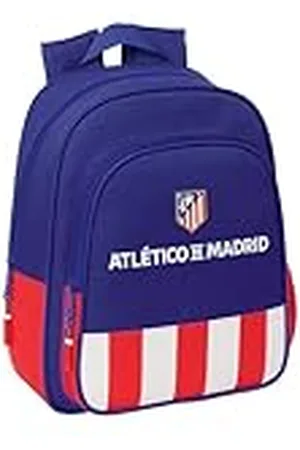 Safta ATLÉTICO DE MADRID - Mochila Escolar Infantil, Ideal para Niños de Diferentes Edades, Cómoda y Versátil, Calidad y Resistencia, 27x10x33 cm