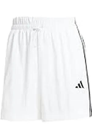 adidas Mujer Essentials 3-Stripes Lifestyle Woven Shorts, , M