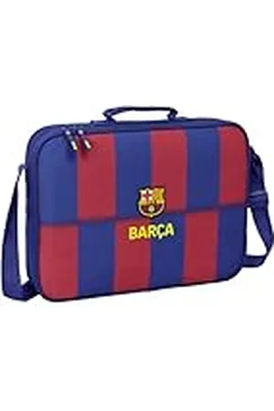 Safta F.C. BARCELONA 1ª EQUIPACIÓN 25/26 - Cartera Extraescolares, Maletín Portatodo, Bandolera, Cómoda y Versátil, Calidad y Resistencia, 38x6x28 cm