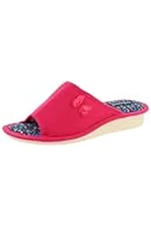 De Fonseca Pantofola Donna Aperta Rasatello, Fodera Cotone, Suola In Gomma TPR Rinforzata, Pantuflas Mujer, , 38 EU