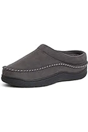 Dearfoams Thompson - Pantuflas tipo zuecos de espuma viscoelástica para hombre, , 42/43 EU