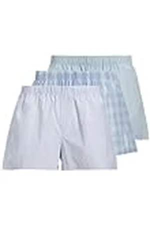 JACK & JONES Jacmilano Woven Boxers 3 Pack Noos, Color Azul, XL (Pack de 3) Hombres