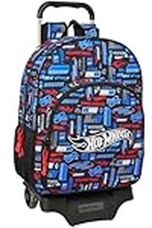 Safta HOT WHEELS - Mochila Escolar con Carro 905, Ideal para Niños de Diferentes Edades, Cómoda y Versátil, Calidad y Resistencia, 33x14x42 cm