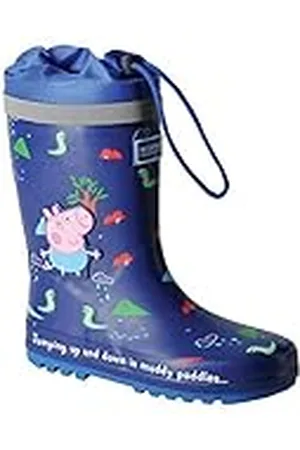 Regatta PeppaSplash Welly, Botas de goma Peppa Pig, con cordón ajustable, , 36 EU