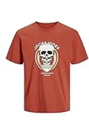 JACK & JONES Joranatomy Skull tee SS Crew Neck Sn, , M Hombres