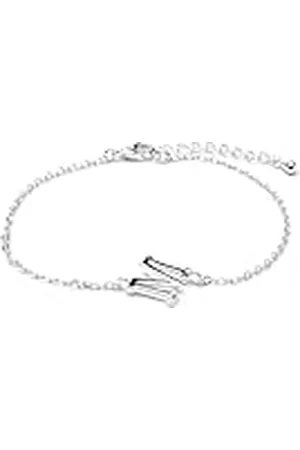 Luxenter Pulsera Alphabet acabado plata - Letra M