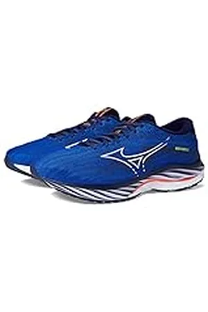 Mizuno Zapatillas de Running Wave Rider 27 para Hombre, Blanco (Surf The Web-White), 40.5 EU