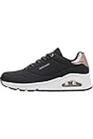 Skechers Uno - Shimmer Away, Zapatillas de Deporte Mujer, Negro, 38.5 EU
