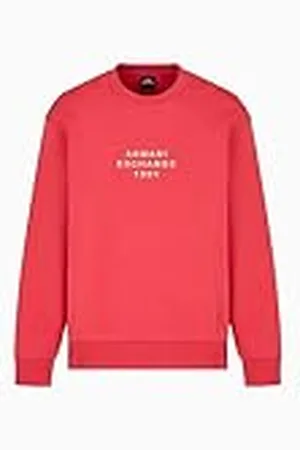 Armani Exchange Pullover Sweatshirt with Bold Logo Sudadera, , S para Hombre