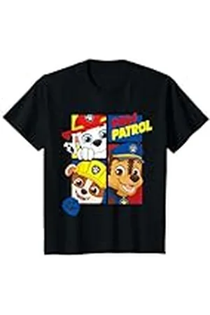 Paw Patrol Niños - Chase Marshall Rubble Camiseta