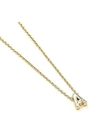 Luxenter Collar Alphabet acabado oro 18k - Letra A