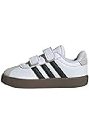 adidas VL Court 3.0 Shoes Infants, Zapatos Unisex niños, Cloud White/Core Black/Grey One, 20 EU