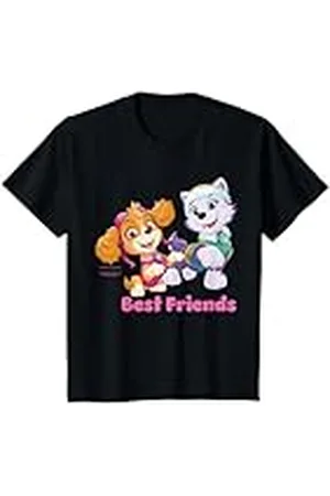 Paw Patrol Niños - Everest Skye Best friends Camiseta