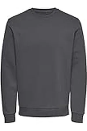 Only & Sons Onsceres Crew Neck Noos Sudadera, Gris Pinstripe, XL para Hombre