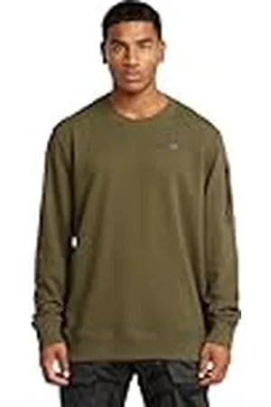 G-Star RAW Lightweight Sweatshirt Sleeve Pocket Camiseta, Shadow Olive D23514-d278-b230, L Hombres