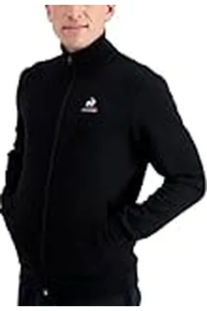 Le Coq Sportif ESS FZ Sweat N°4 M blackLE Hombre Talla S Sudadera, Black