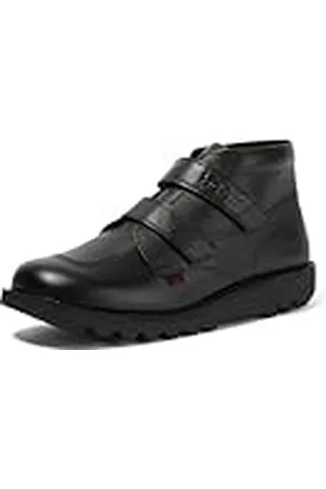 Kickers Kick Hi Vel Ankle Boot | Extra Durable | Comfortable | Easy Fasten, Botas Cortas al Tobillo Hombre, Black, 42 EU