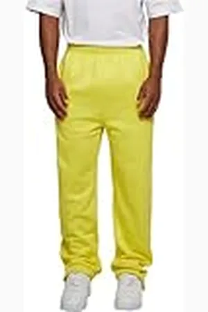 Urban classics Pantalón Chándal de Hombre, Corte Suelto, Tejido Cálido, Cremalleras en los Tobillos, Tallas XS - 5XL