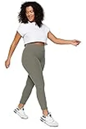 Trendyol Tbbaw23bv00017 Leggings de Talla Grande, , 3XL Mujer