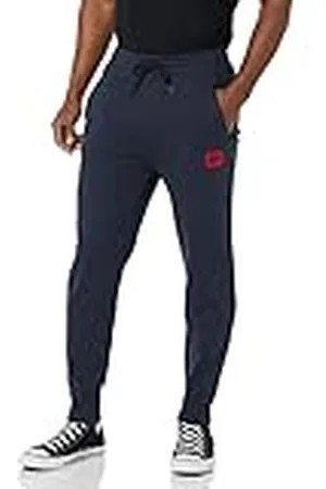 HUGO BOSS Boss Pantalones Deportivos con cordón y Logotipo Cuadrado de Ajuste Regular, , M para Hombre