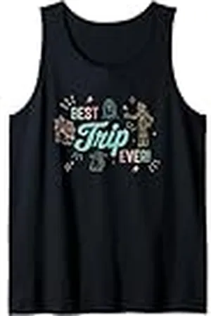 STAR WARS Best Trip Ever Group Shot Cute Outline Chest Logo Camiseta sin Mangas