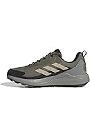 adidas Terrex Anylander Rain.RDY Hiking Shoes, Zapatos Bajos Que no Son de fútbol, Olive strata/Wonder Beige/Core Black, 41 1/3 EU