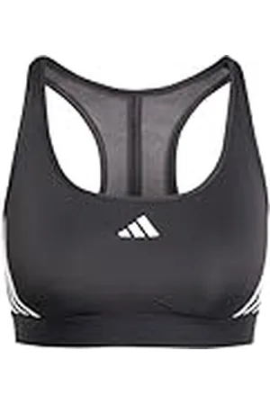 adidas Mujer PowerReact Train 3Stipes Bra, , M