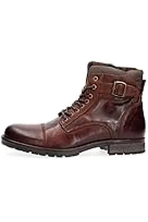 JACK & JONES Jfwalbany Leather Brown Stone STS, Botas Estilo Motero Hombre, Marrón, 41 EU
