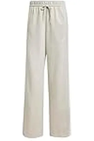 adidas Mujer Essentials 3-Stripes Open HEM Fleece Pants, , S