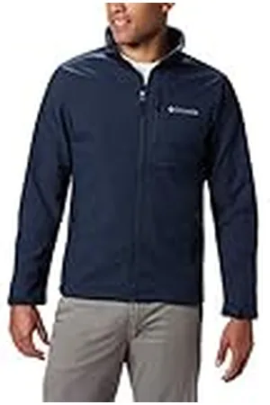 Columbia Ascender-Chaqueta Softshell Shell, Color Azul Marino, XL para Hombre