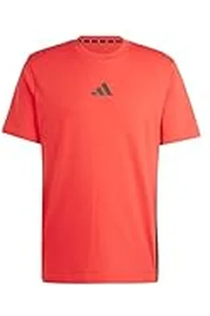 adidas Hombre Essential Three Stripes Single Jersey tee, , XS