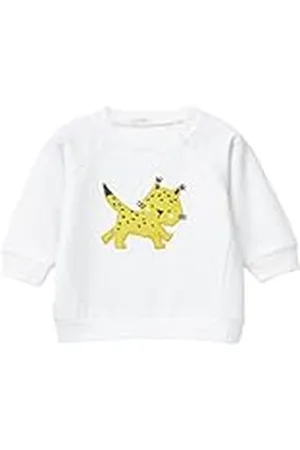 Benetton Maglia G/C M/L 36mja105g Sudadera con Capucha, Color Blanco, 12 Meses para Bebés