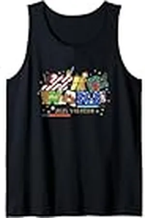 STAR WARS Christmas Group Shot Cute Kanji Big Chest Logo Camiseta sin Mangas