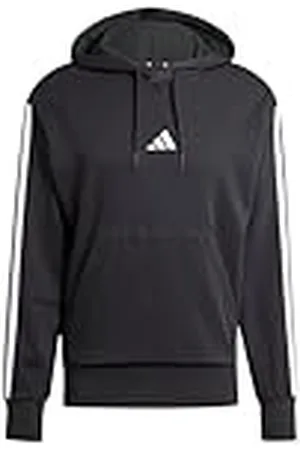 adidas Hombre Essential Three Stripes French Terry Hoodie, , XL