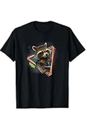 Marvel Guardians Of The Galaxy Vol.2 Neon Rocket Camiseta