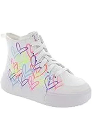 Skechers Hyperlift, Botas de Moda, Blanco/Multicolor, 37.5 EU